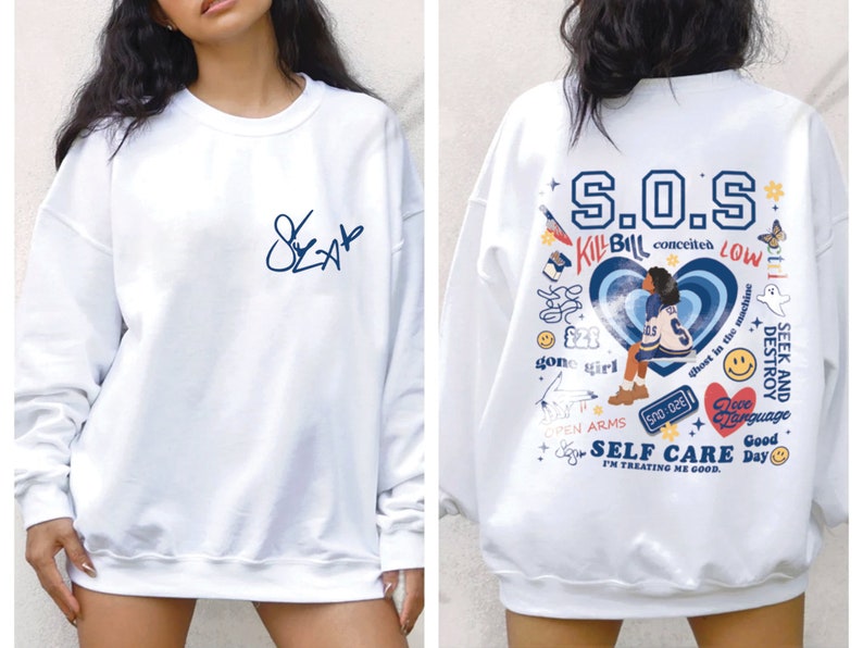 SZA SOS Full Tracklist Sweatshirt