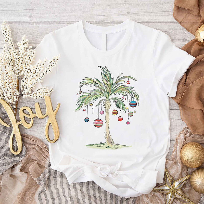 Christmas Palm Tree T-shirt