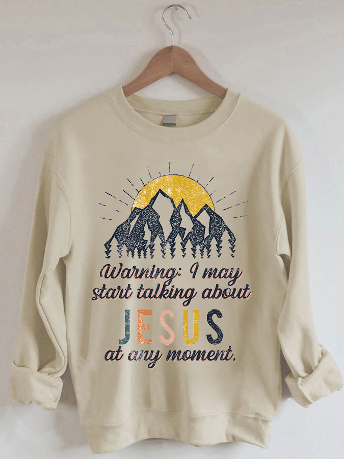 Faith Sublimations - Crewneck Long Sleeve Sweatshirt