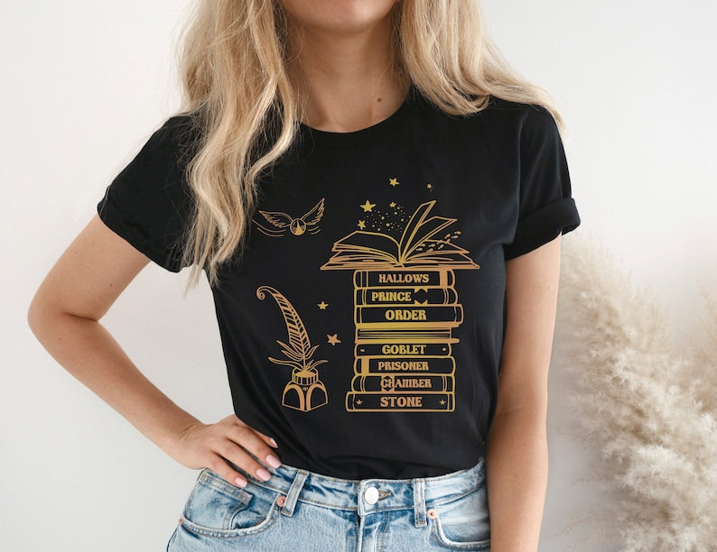 Wizarding Stories Book Lovers T-shirt