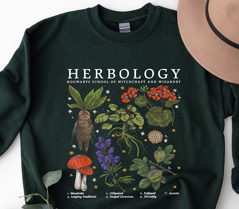 Herbology Plants Sweatshirt