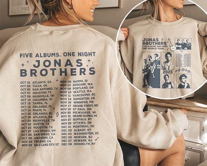 Vintage Jonas Tour 2023 Sweatshirt
