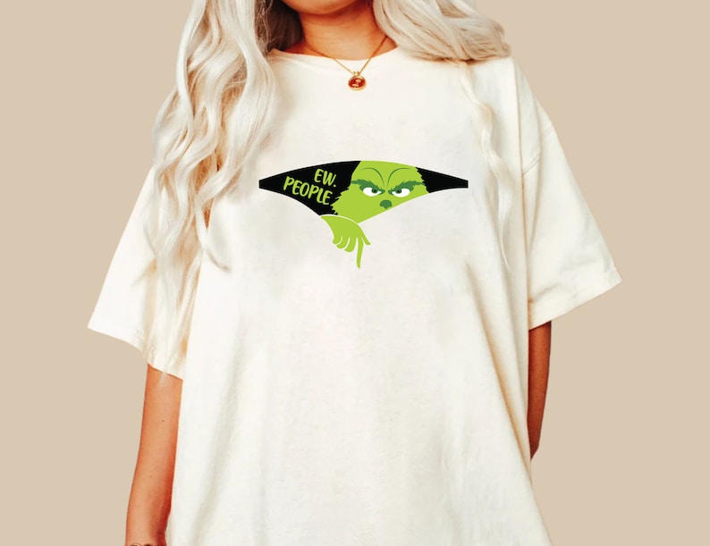 Ew People Christmas Print T-shirt