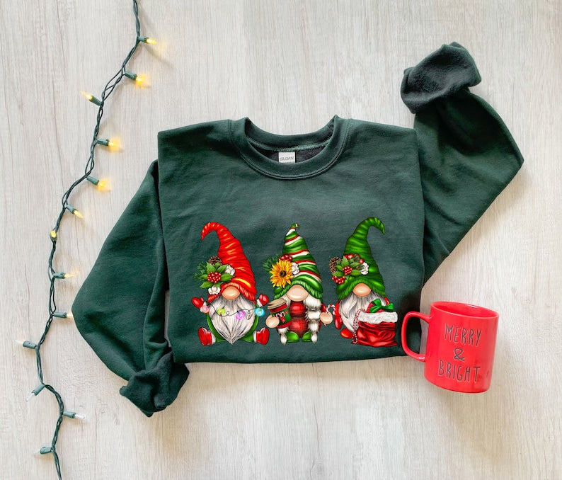 Christmas Cute Gnomes Sweatshirt