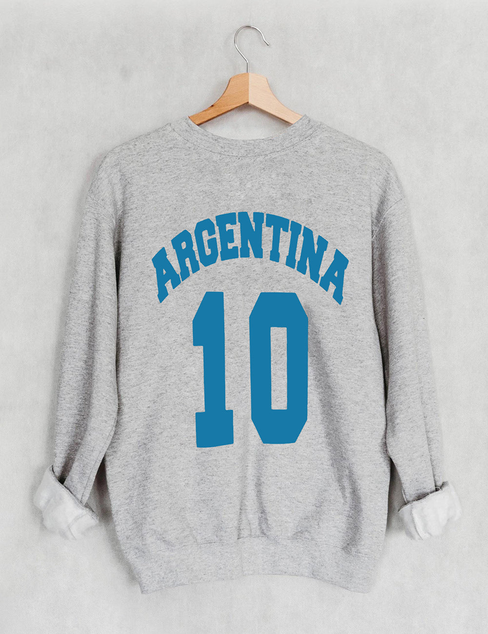 Messi Argentina 10 Grey Sweatshirt