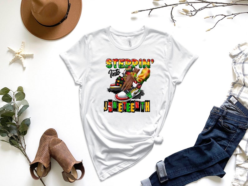 Steppin' Into Juneteenth T-shirt