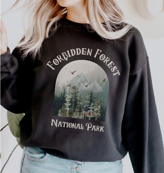 Forbidden Forest Wizard Sweatshirt National Park Shirt