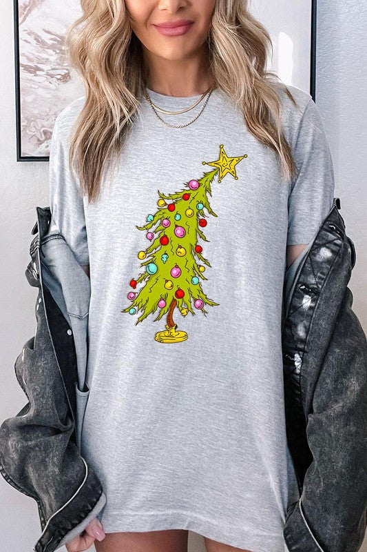 Trendy Christmas Tree T-shirt