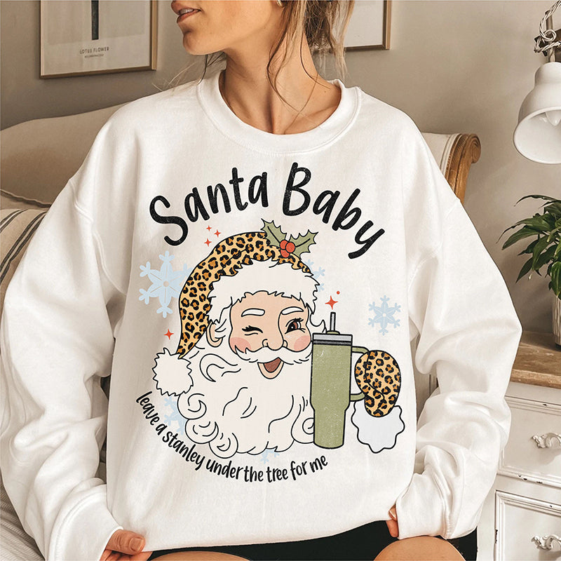 Santa Baby Christmas Cup Sweatshirt