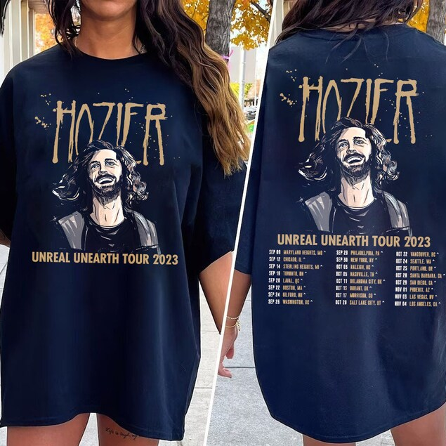 Hozeir Unreal Unearth tour 2023 tracklist Shirt