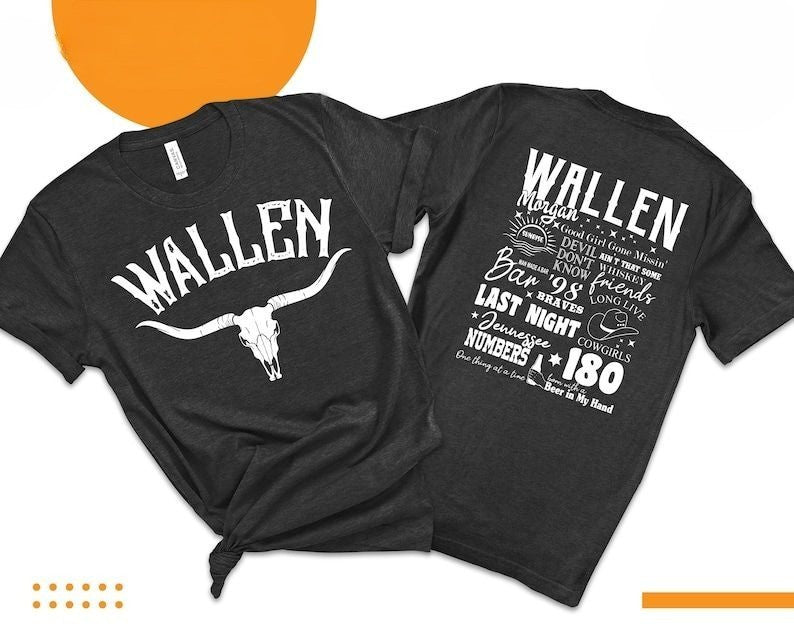Morgan Wallen Cowboy Country Music T-shirt