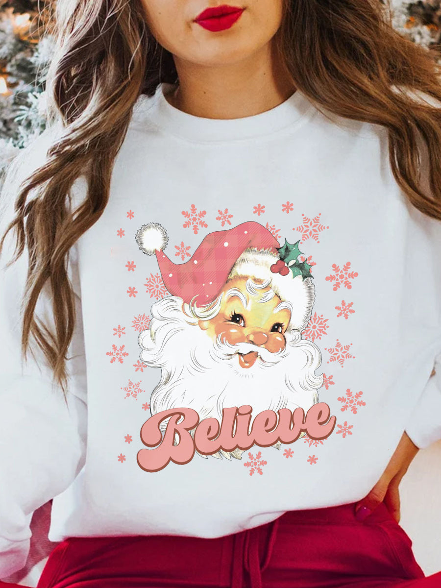 Retro Santa Christmas Sweatshirt