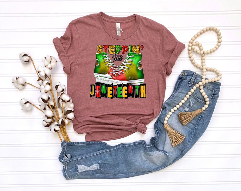 Steppin' Into Juneteenth Casual T-shirt