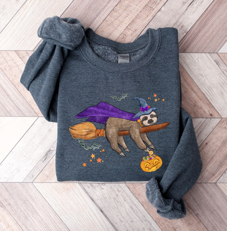 Halloween Sloth Sweatshirt