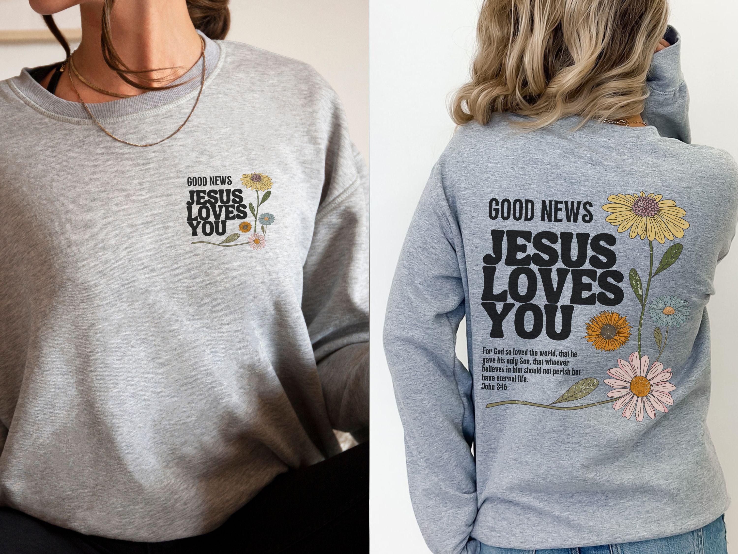 Loves You Crew Neck Sweatshirt
