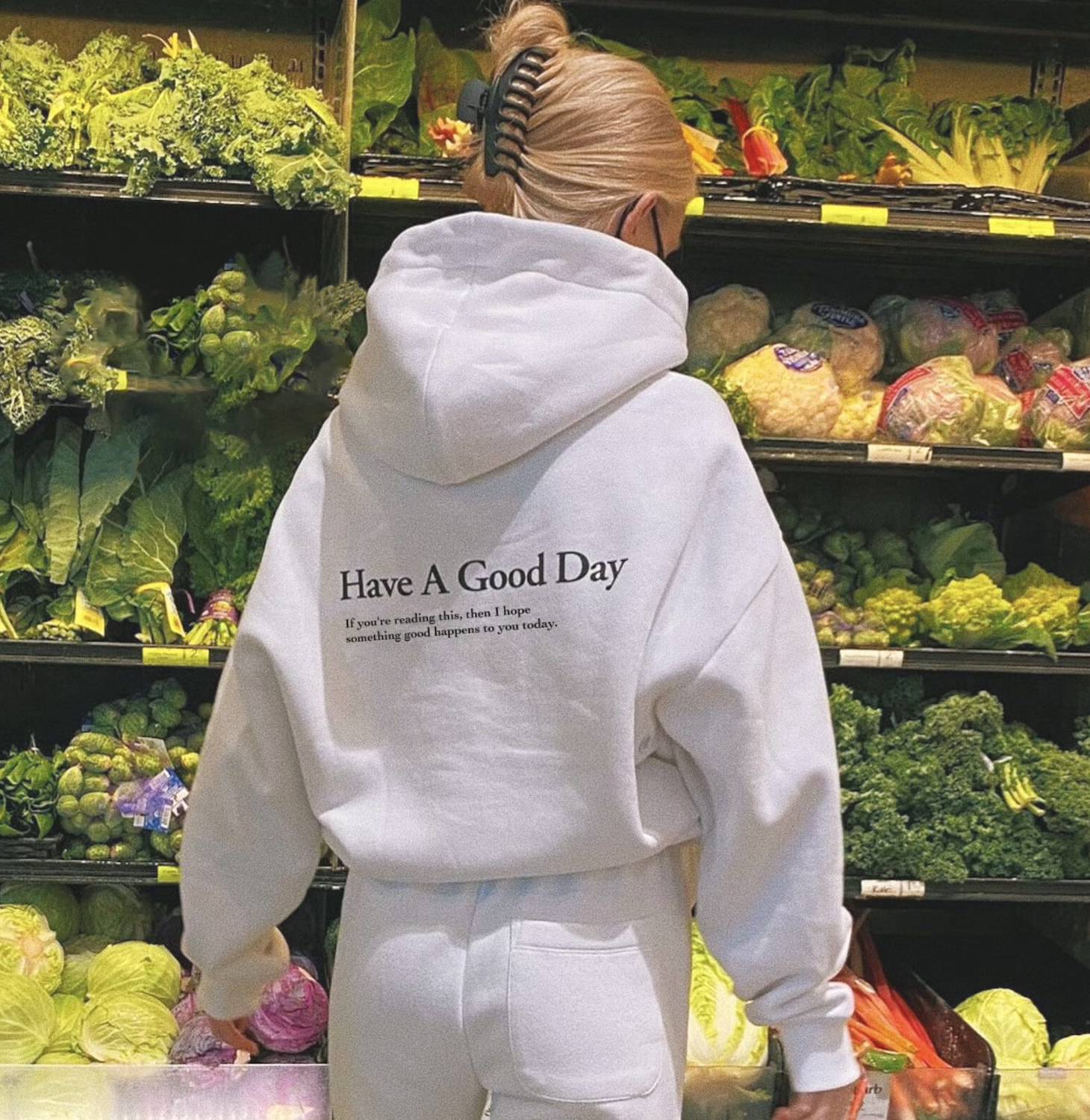 Women's Fashion Print Casual Hoodie