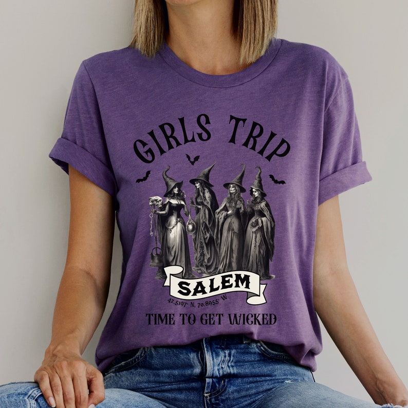Girls Trip Salem Halloween Witch T-shirt