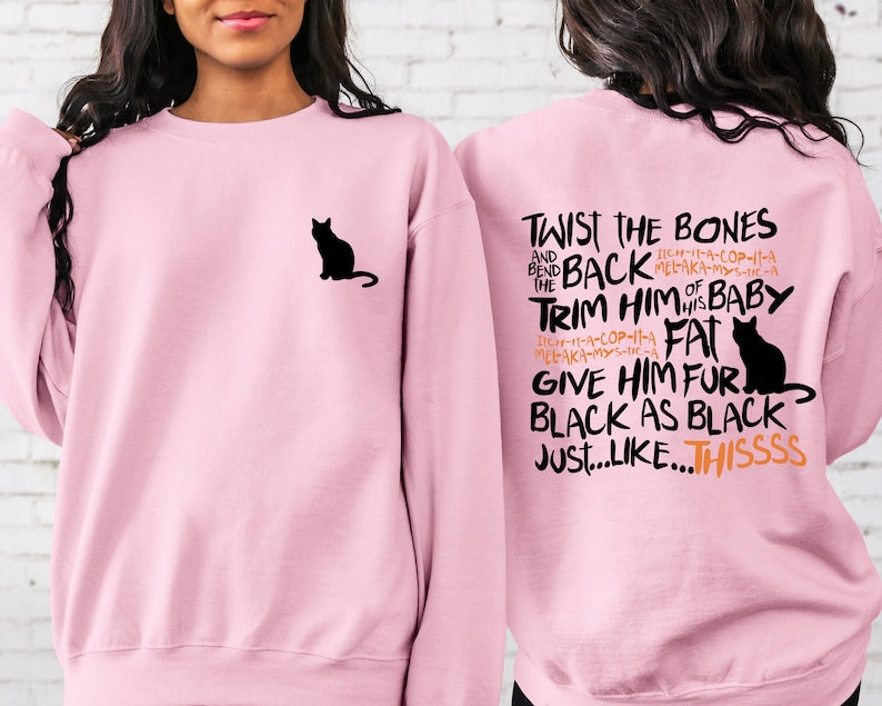 Halloween Cat Sweatshirt