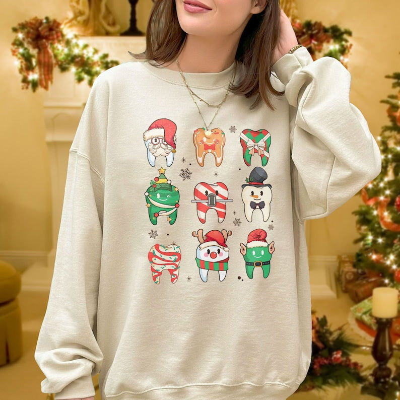 Christmas Funny Teeth Sweatshirt