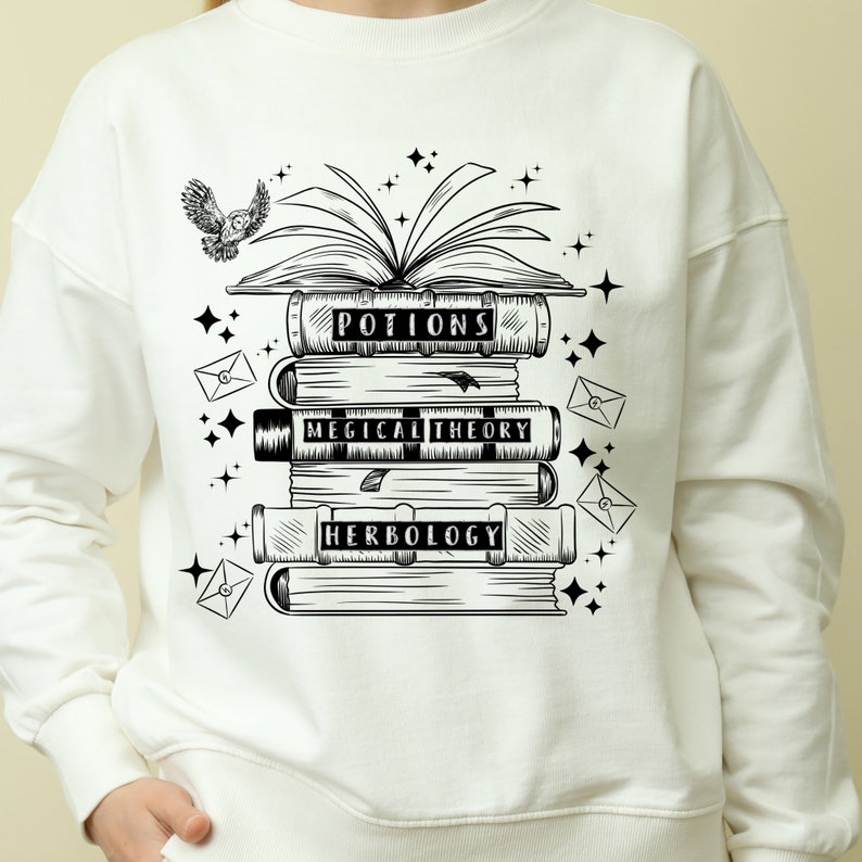Wizard Castle Book Trendy Sweatshirt