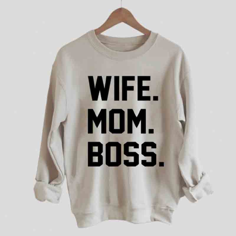 Wife Mom Boss Sweatshirt